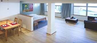 Modern apartment with large living room/bedroom, 70 mÂČ