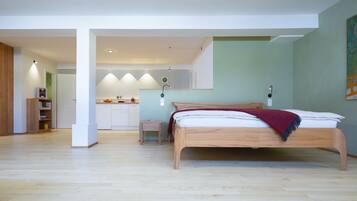 1 dormitorio y ropa de cama