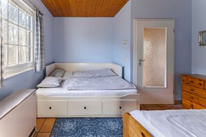 2 slaapkamers, reisbedje, wifi