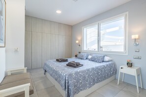 1 bedroom, iron/ironing board, free WiFi, bed sheets - Apartment Sai Gayatri with Sea View, Pool, Wi-Fi & Garden (Nerja)