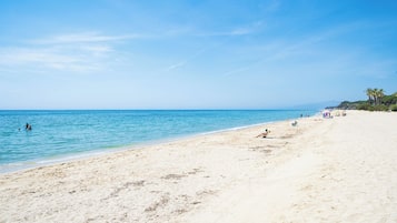Vlak bij het strand