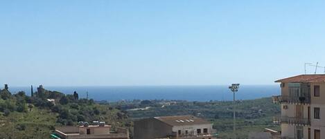 Vue depuis lâhĂ©bergement