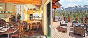 LUXURY 6 Bedroom Retreat w/ 6 En-Suite Bathrooms! Sprawling Deck w/ Beautiful Mountain/Slope Views! Shuffleboard + Foosball! Gourmet Kitchen & Bar! Less Than 1 Mile to Bear Mountain Resort & Golf Course!