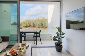 Front of property - Phaedrus Living: Seaside Executive Flat Harbour 101 (Paphos)