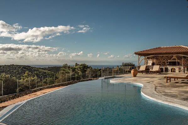 Outdoor pool - StoneMill Villa, Sumptuous Escape (Zakynthos)