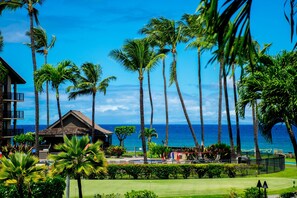 Property grounds - Bright, open-concept living area with ocean view (Lahaina)