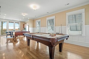 Game room - Ocean Pearl 8 Bedroom Oceanfront Home at Whalebone Beaches (Nags Head)