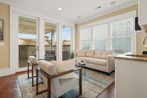 TV, fireplace, DVD player, foosball - Ocean Pearl 8 Bedroom Oceanfront Home at Whalebone Beaches (Nags Head)