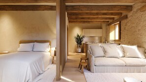 Apartment | Living area | 43-inch Smart TV with cable channels, TV - La Gallega by Upper Luxury Housing (A Coruña)