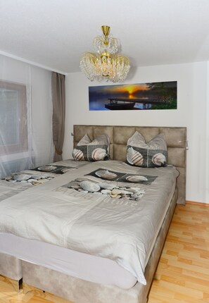 1 bedroom, iron/ironing board, travel crib, free WiFi