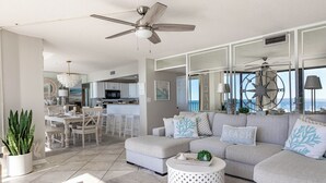 TV, DVD player, stereo - Edgewater 2 Br Deluxe Gulf Front, Tower 2. Sleeps 10! (Panama City Beach)
