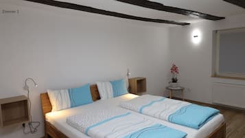1 Schlafzimmer, Reisekinderbett, kostenloses WLAN, Bettwäsche