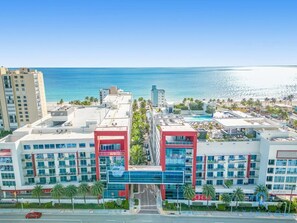 Enjoy ocean views from the comfort of your room, with access to the beach.