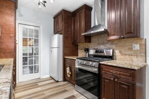 Private kitchen - 2 bed/1 bath Work from home Oasis NYC Getaway w/Backyard (Harrison)