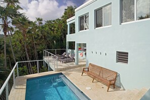 Outdoor pool - Good Vibes Only Waterfront Villa /Private Pool/Modern/Sun Decks/Majestic Views! (St Thomas)