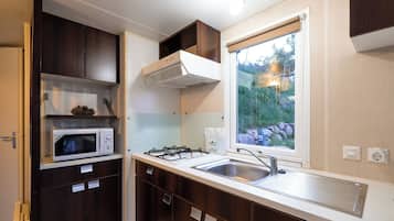 全景單棟小屋 | 私人廚房 | 微波爐