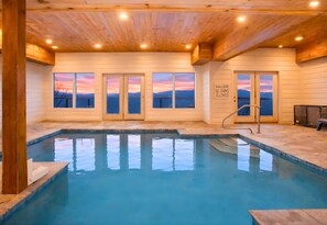 Indoor pool, a heated pool
