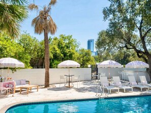 Pool - Old Hollywood Meets Old West Austin in Governor's Mansion! (Austin)
