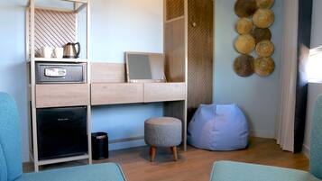 Premium Quadruple Room, Non Smoking, Resort View | Living area | 43-inch Smart TV with digital channels, TV, Netflix