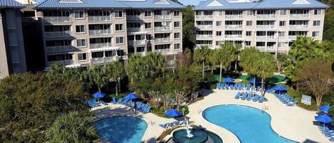 Indoor pool, outdoor pool