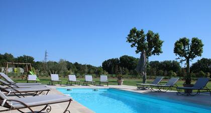 Mas en pierre  entre Alpilles et Luberon 12 personnes