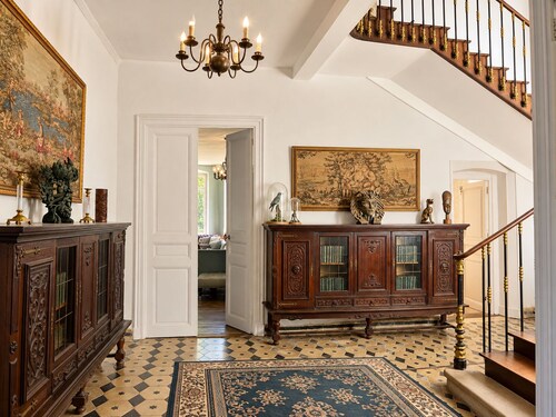 400-Year-Old Château de la Coutère | Private Valley, Pool, Gardens & Waterfalls