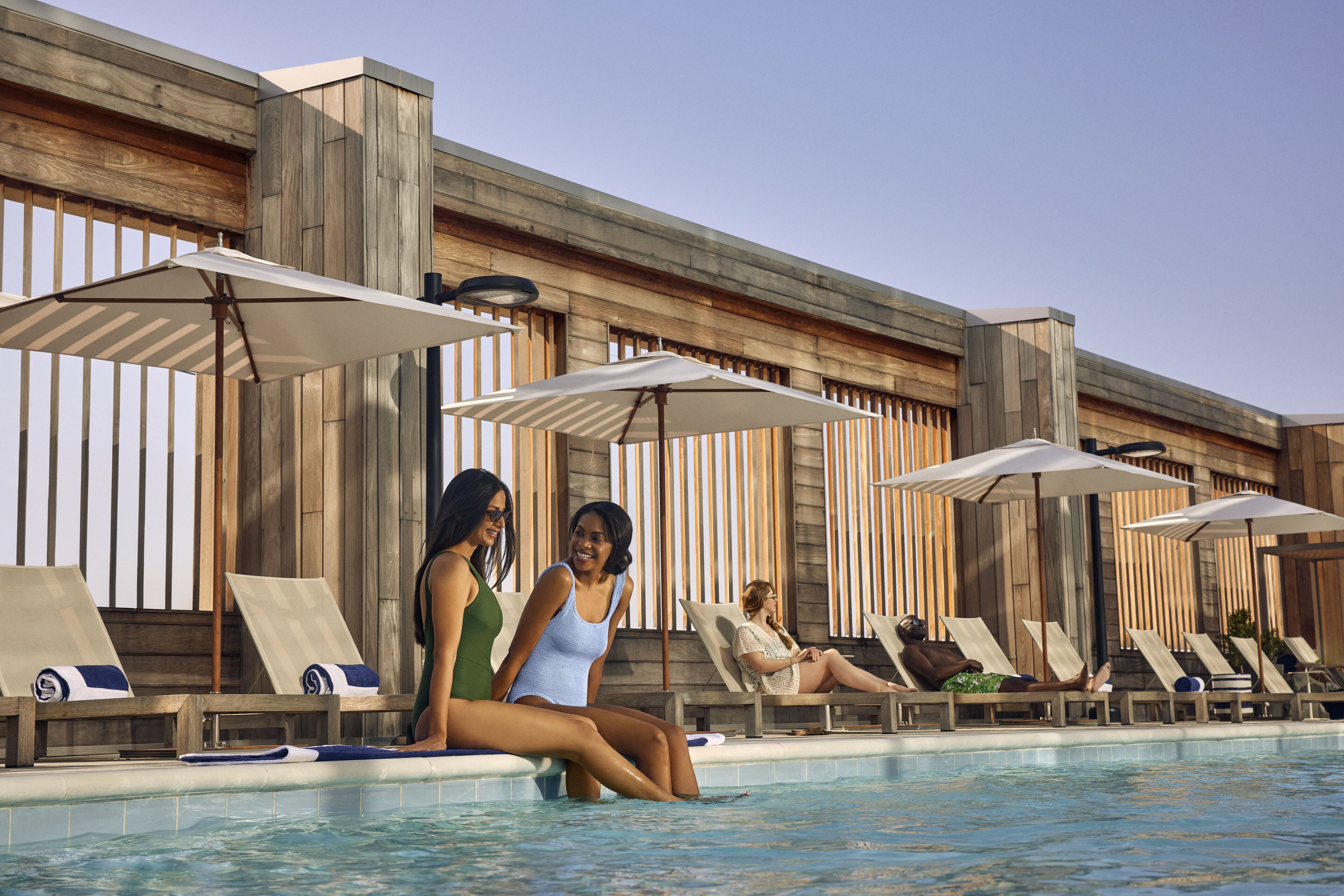 outdoor pool, pool cabanas (surcharge), pool loungers