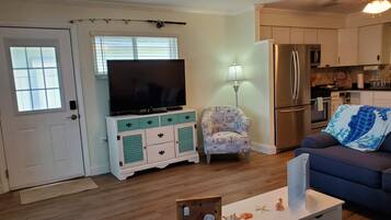 Smart TV, table football, books