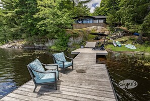 Terrace/patio - 4 bed, 2 bath on Brandy Lake in Port Carling, New Build! (Port Carling)