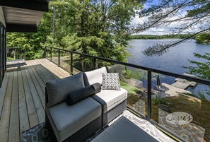 Terrace/patio - 4 bed, 2 bath on Brandy Lake in Port Carling, New Build! (Port Carling)