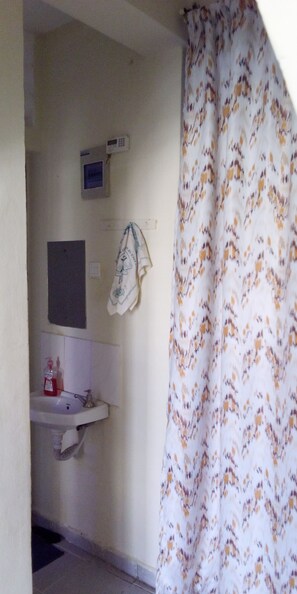 Dusch, tvål och toalettpapper