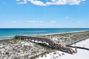On the beach, sun-loungers, beach towels - Oceanfront 3bed/ 3bath with Loads of Fun Things Inside! (Navarre)