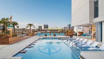 Indoor pool, outdoor pool