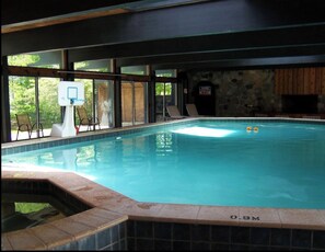 Indoor pool, a heated pool