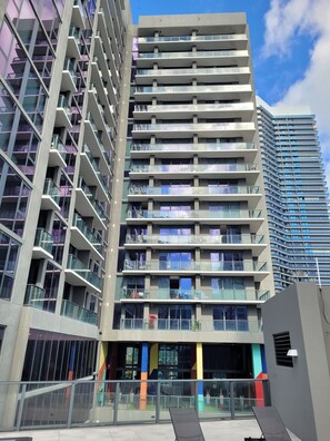 Exterior - Lovely condo studio/High floor/ close to everythin/ roof top pool (Miami)