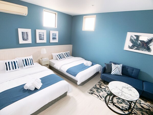 Double Room with 2 Double Beds, Non Smoking (301)(SofaBed is available on advance request)