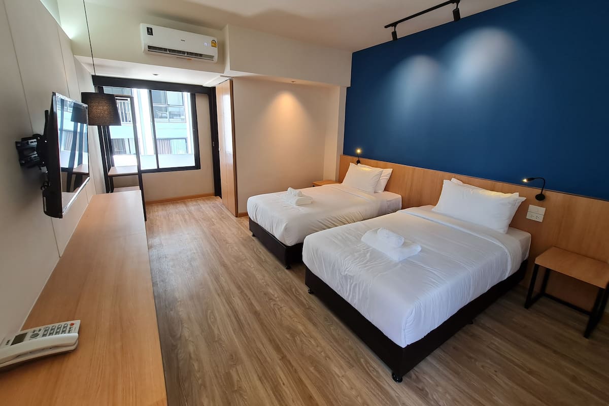 Standard-Zweibettzimmer | Schreibtisch, kostenloses WLAN, Bettwäsche