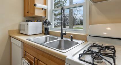 MSU 2BR Home w/ Garage, EV Charger, Patio & Grill – Walk to Campus