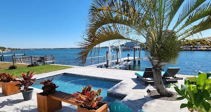 Hidden Gem! Treasure Island Waterfront 2/2 with a pool and dock!