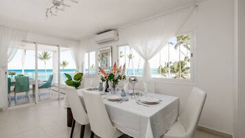 Comfort Apartment | Living area | 42-inch flat-screen TV with satellite channels, TV