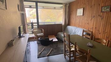 Una televisión, libros