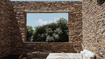 FAROS Superior room with Garden view & plunge pool | View from room