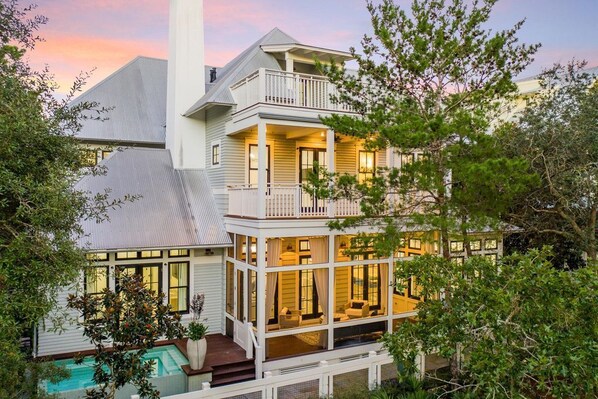 Exterior - Amenity Loaded Designer Home on Western Lake with Pool, Elevator, Bikes, LSV (Santa Rosa Beach)