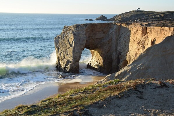 Accommodatie ligt op het strand
