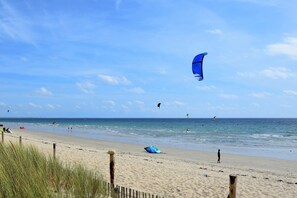 On the beach