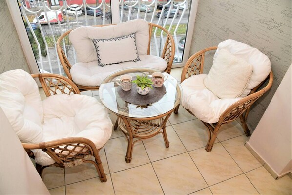 Apartment, 1 King Bed | Balcony - Apartment Balzak 64m2, Free Parking and Wifi (Novi Sad)