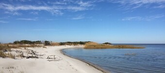 Cedar Island cottage, short walk to beach