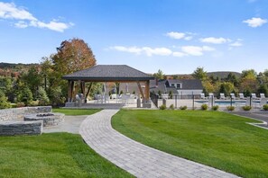 Terrace/patio - The Slope Side Lodge, Ski off w/ Fireplace! (Dover)