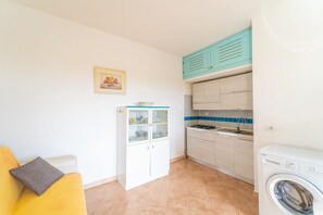 24-inch flat-screen TV with cable channels, TV