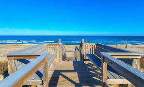 Beach nearby - SHIP CO - Oceanside 5 BR home w/ Private Pool & Hot Tub (Southern Shores)